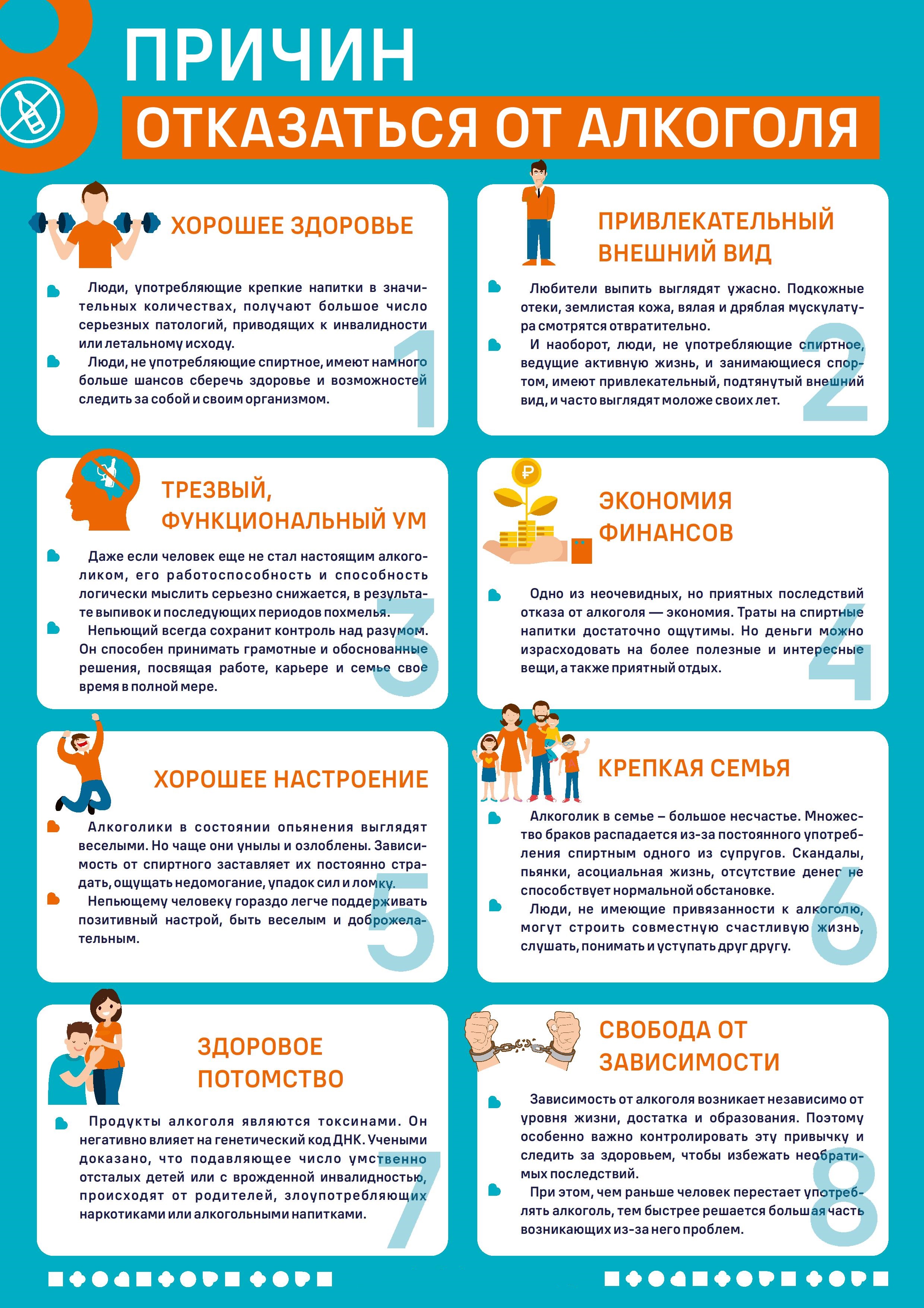 8 причин отказаться от алкоголя